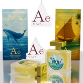 Atlantic Cool Blue Whale and Arabian Sea Mirage aquatic marine car perfume spray combo by ARWA essential with hanging cards