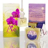 Exotic Orchid Dream Hanging Car Perfume 10ml + Evening Lavender Highland Car Perfume Spray 50ml