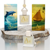 Indian Ocean Dolphin + Arabian Sea Mirage Hanging Car Perfume | 10ml x 2