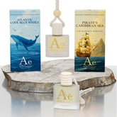 Atlantic Cool Blue Whale + Pirate’s Caribbean Sea Hanging Car Perfume | 10ml x 2