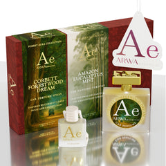 Amazon Eucalyptus Mist Hanging Car Perfume 10ml + Corbett Forestwood Dream Car Perfume Spray 50ml