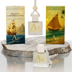 Arabian Sea Mirage + Pirate’s Caribbean Sea Hanging Car Perfume | 10ml x 2