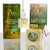 Corbett Forestwood Dream Hanging Car Perfume 10ml + Kaziranga Forest Breeze Car Perfume Spray 50ml