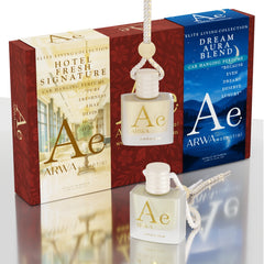 Dream Aura Blend + Hotel Fresh Signature Hanging Car Perfume | 10ml Each