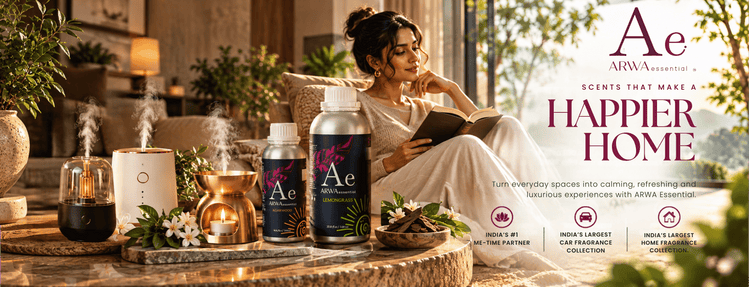 ARWA essential car perfume and home fragrance banner
