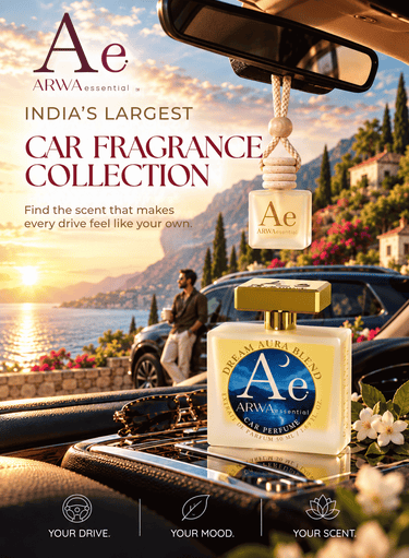 India's largest car fragrance collection by ARWA essential – mobile banner