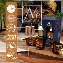 ARWA Essential certifications - ISO certified, premium quality guarantee, 100% natural, FSSAI approved, cruelty free, produced in India