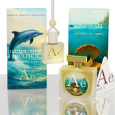Indian Ocean Dolphin Hanging Car Perfume 10ml + Pacific Aqua Pearl Car Perfume Spray 50ml