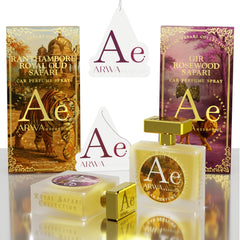 Gir Rosewood Safari + Ranthambore Royal Oud Safari Car Perfume Spray | 50ml Each