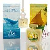 Atlantic Cool Blue Whale Hanging Car Perfume 10ml + Arabian Sea Mirage Car Perfume Spray 50ml