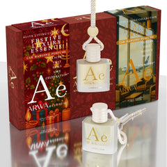 Luxury Lounge Aroma + Festive Luxury Essence Hanging Car Perfume | 10ml Each
