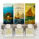 Pacific Aqua Pearl + Arabian Sea Mirage + Pirate’s Caribbean Sea Hanging Car Perfume | 10ml Each
