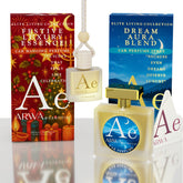 Dream Aura Blend Car Perfume Spray 50ml + Festive Luxury Essence Hanging Car Perfume 10ml