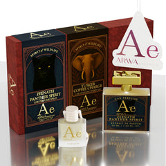 Tusker Coffee Charge Hanging Car Perfume 10ml + Zeenath Panther Spirit Car Perfume Spray 50ml