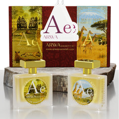 Masai Mara Amber Safari + Tadoba Sandalwood Safari Car Perfume Spray | 50ml Each