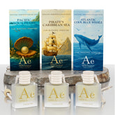 Pacific Aqua Pearl + Atlantic Cool Blue Whale + Pirate’s Caribbean Sea Hanging Car Perfume | 10ml Each