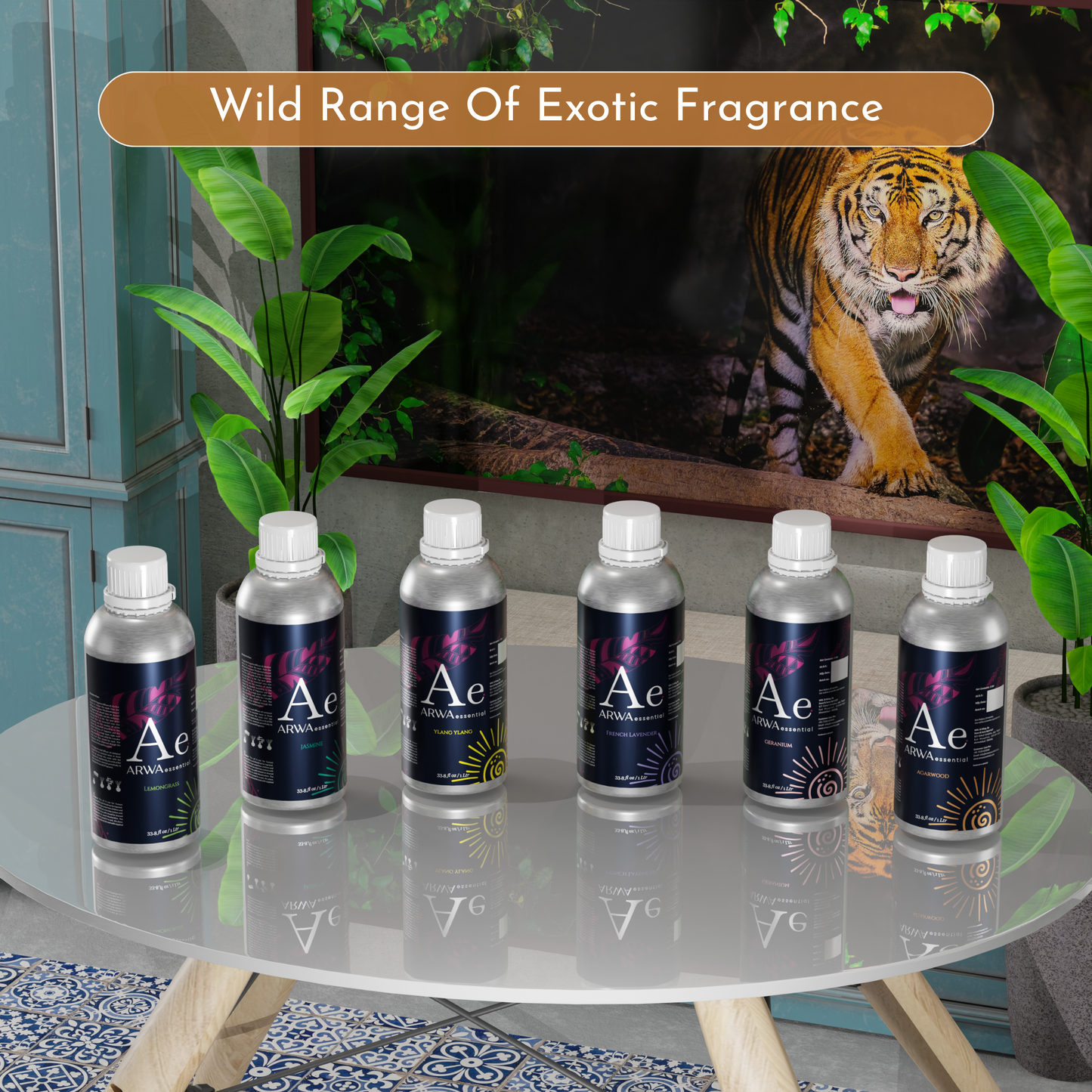 Agar-wood (Oud) Diffuser Oil - Pack of 1 Lit