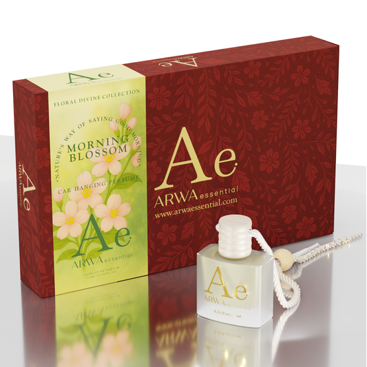 Morning Blossom Hanging Car Perfume 10ml + Evening Lavender Highland Car Perfume Spray 50ml