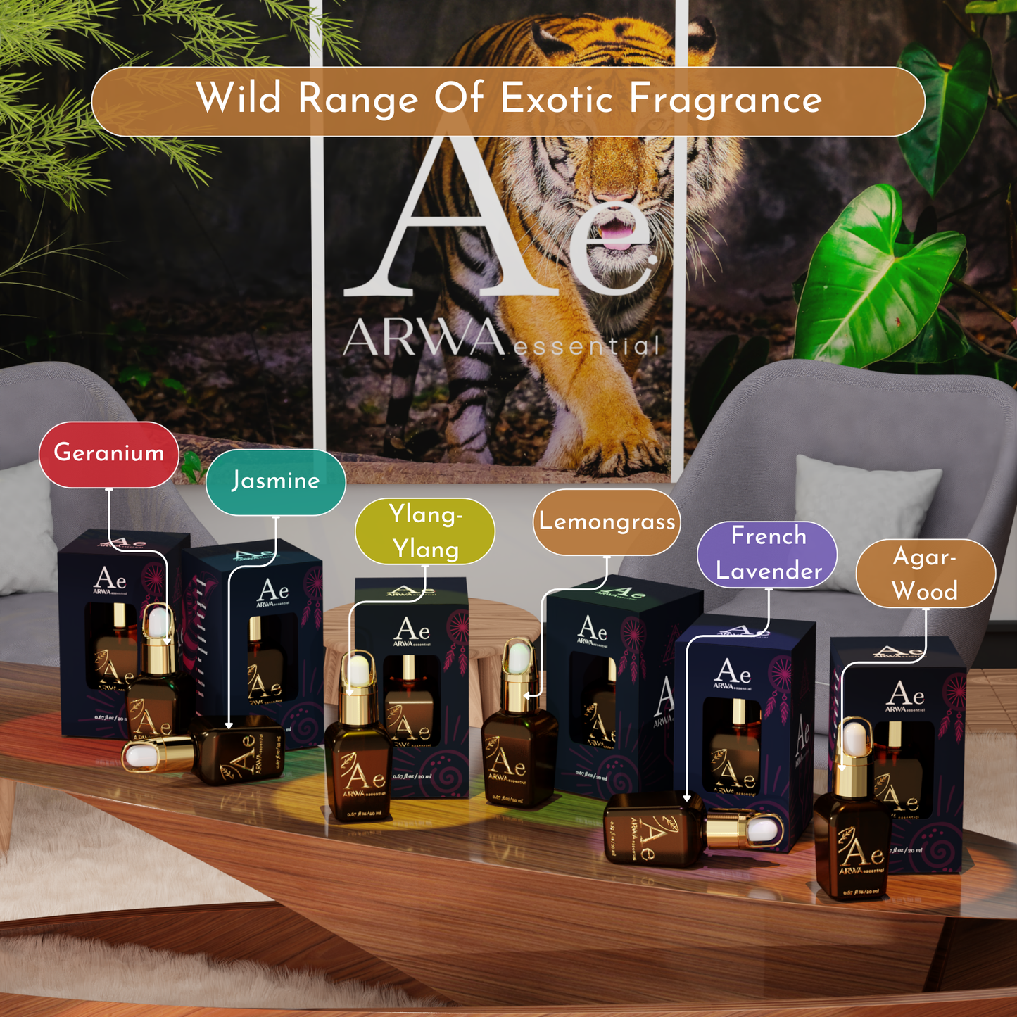 Agarwood(Oud) Essential Oil - Pack of 20ml