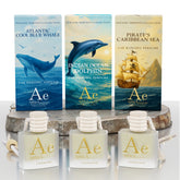 Indian Ocean Dolphin + Atlantic Cool Blue Whale + Pirate’s Caribbean Sea Hanging Car Perfume | 10ml Each