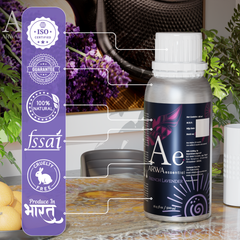 ARWA Essential certifications - ISO certified, premium quality guarantee, 100% natural, FSSAI, cruelty free, produced in India
