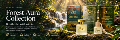 ARWA essential Forest Aura car perfume collection