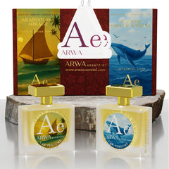 Arabian Sea Mirage + Atlantic Cool Blue Whale Car Perfume Spray | 50ml Each