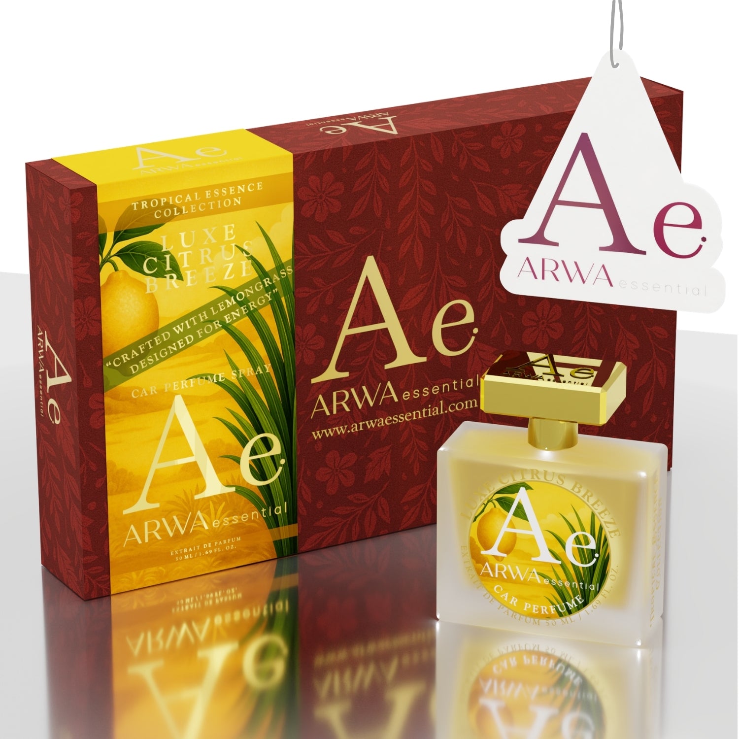 Luxe Citrus Breeze Car Perfume Spray | 50ml