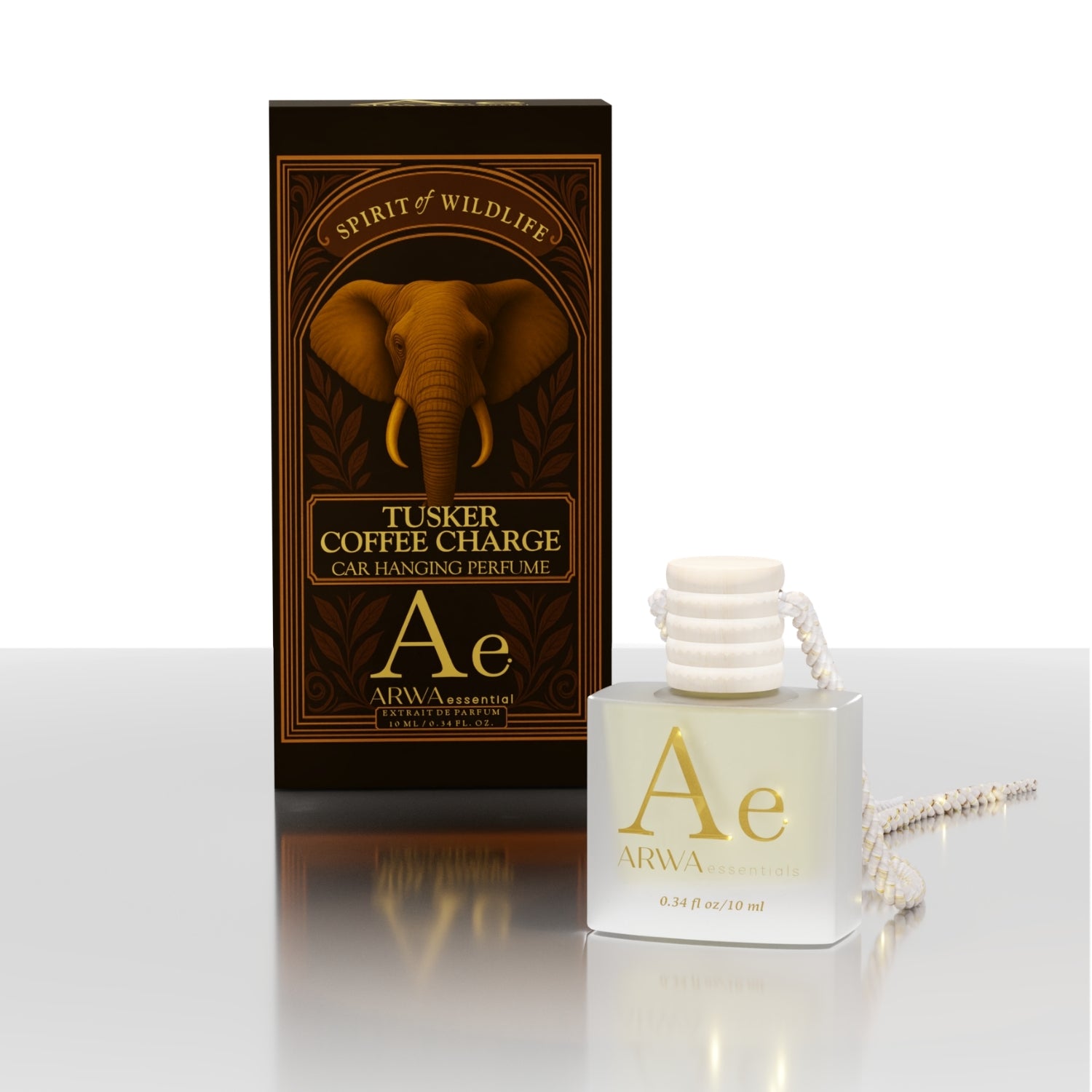 Tusker Coffee Charge Hanging Car Perfume | 10ml