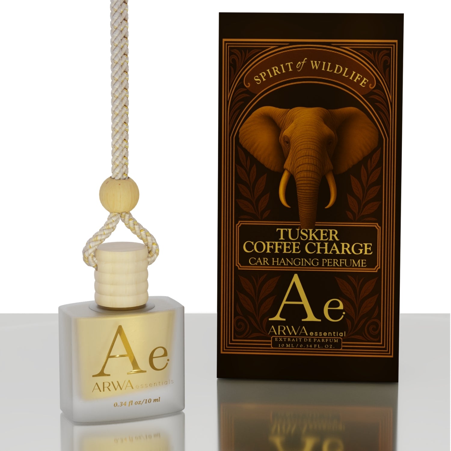 Tusker Coffee Charge Hanging Car Perfume | 10ml