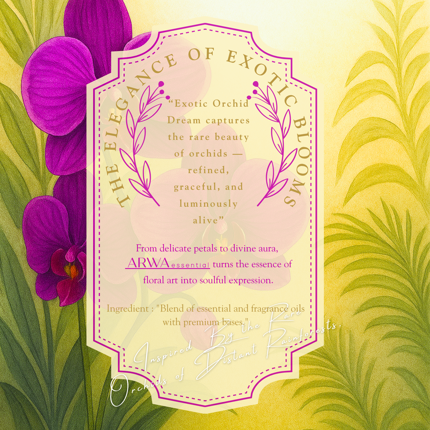 Exotic Orchid Dream Car Perfume Spray | 50ml