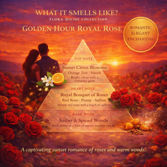 Golden Hour Royal Rose Car Perfume Spray | 50ml