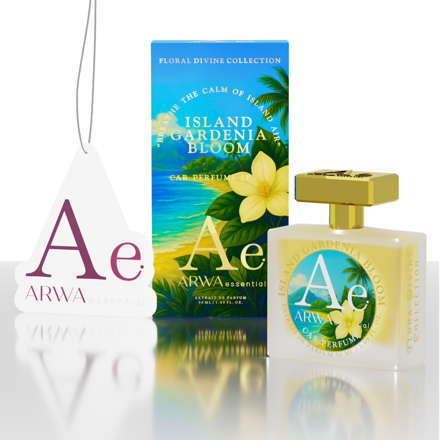 Island Gardenia Bloom Car Perfume Spray | 50ml