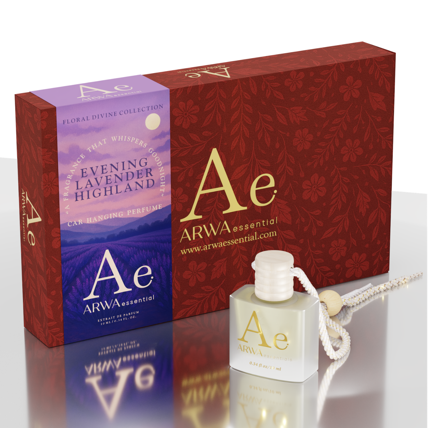 Evening Lavender Highland Hanging Car Perfume | 10ml