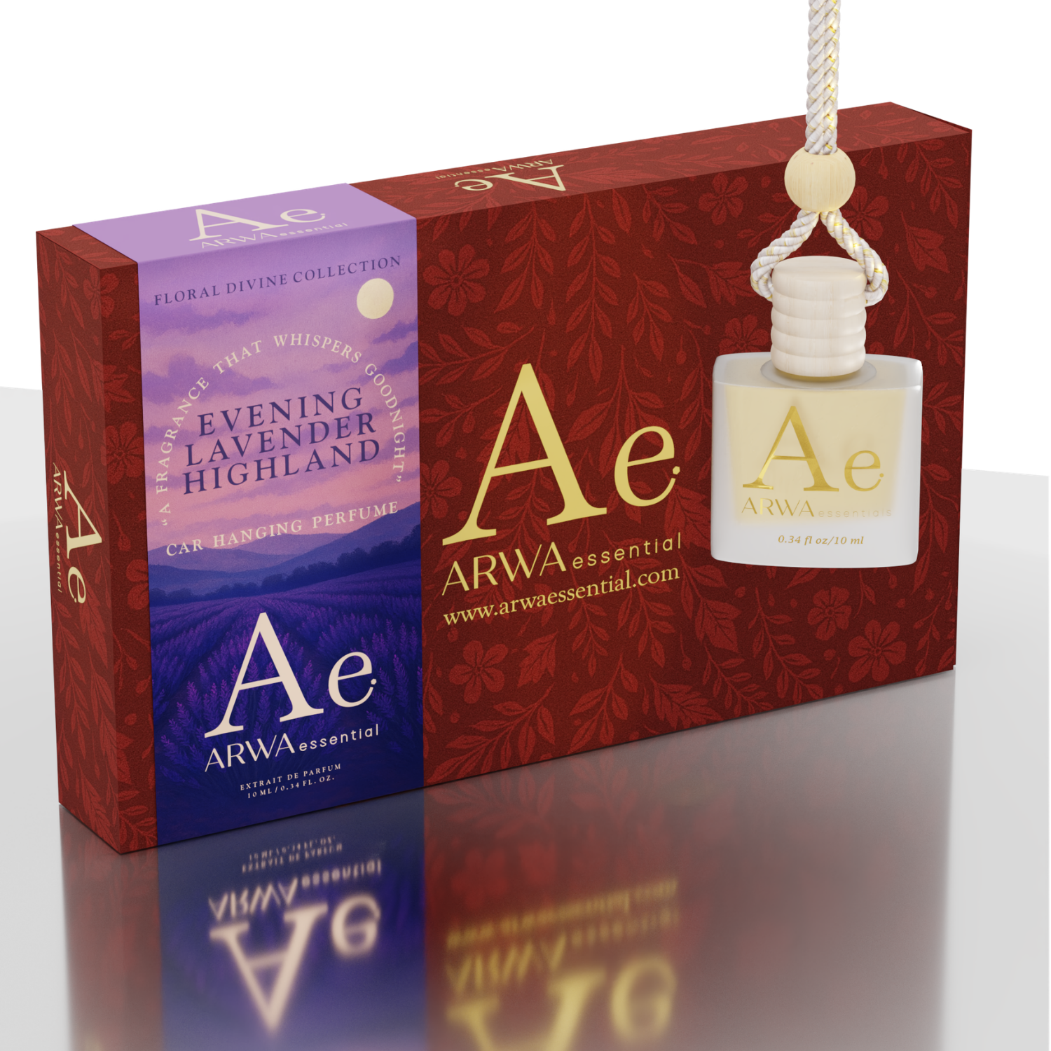 Evening Lavender Highland Hanging Car Perfume | 10ml