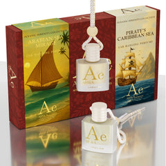 Arabian Sea Mirage + Pirate’s Caribbean Sea Hanging Car Perfume | 10ml x 2