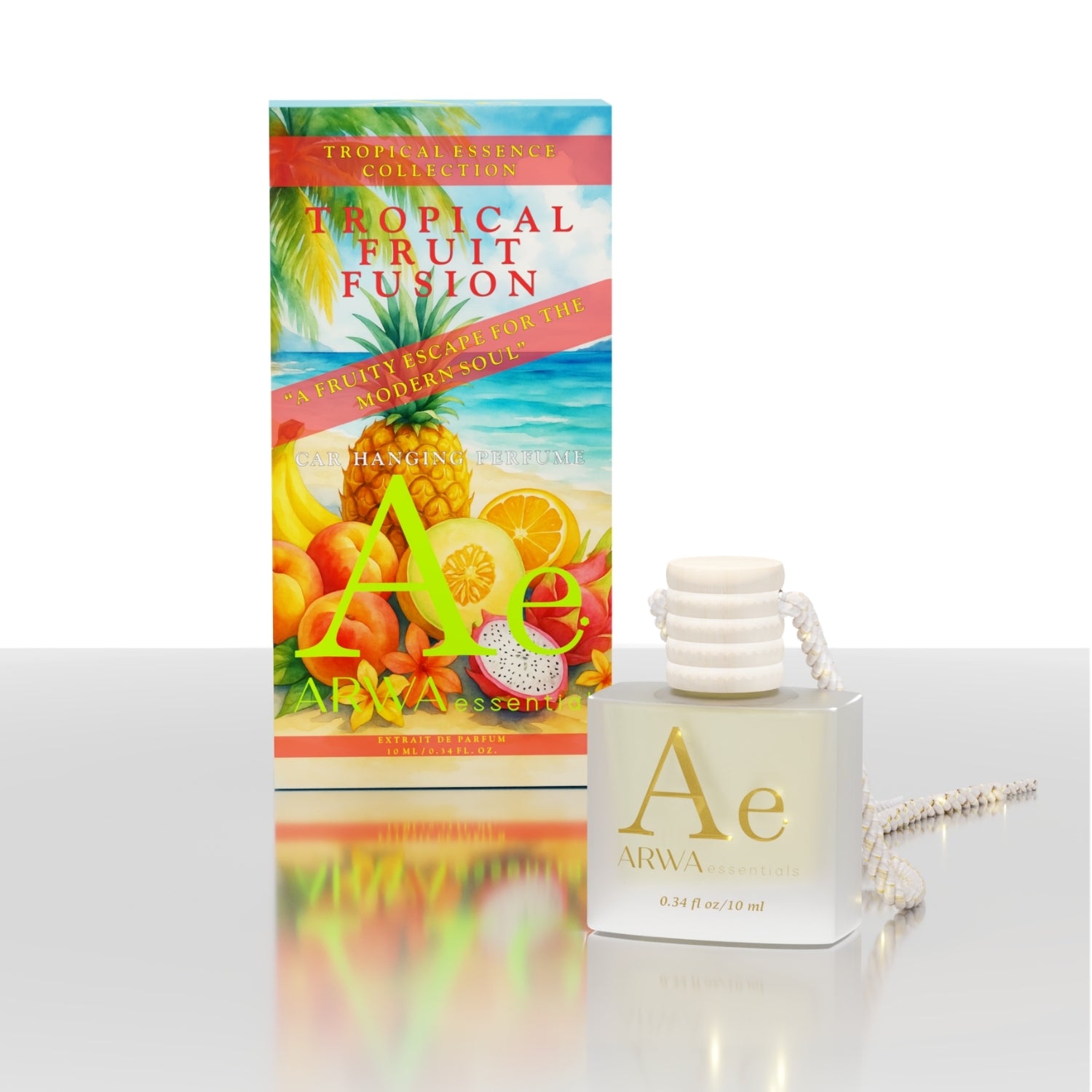 Tropical Fruit Fusion Hanging Car Perfume | 10ml