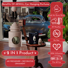 Geranium Essential Oil Car Hanging Perfume