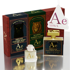 Roaring Barber Classic Hanging Car Perfume 10ml + Zeenath Panther Spirit Car Perfume Spray 50ml