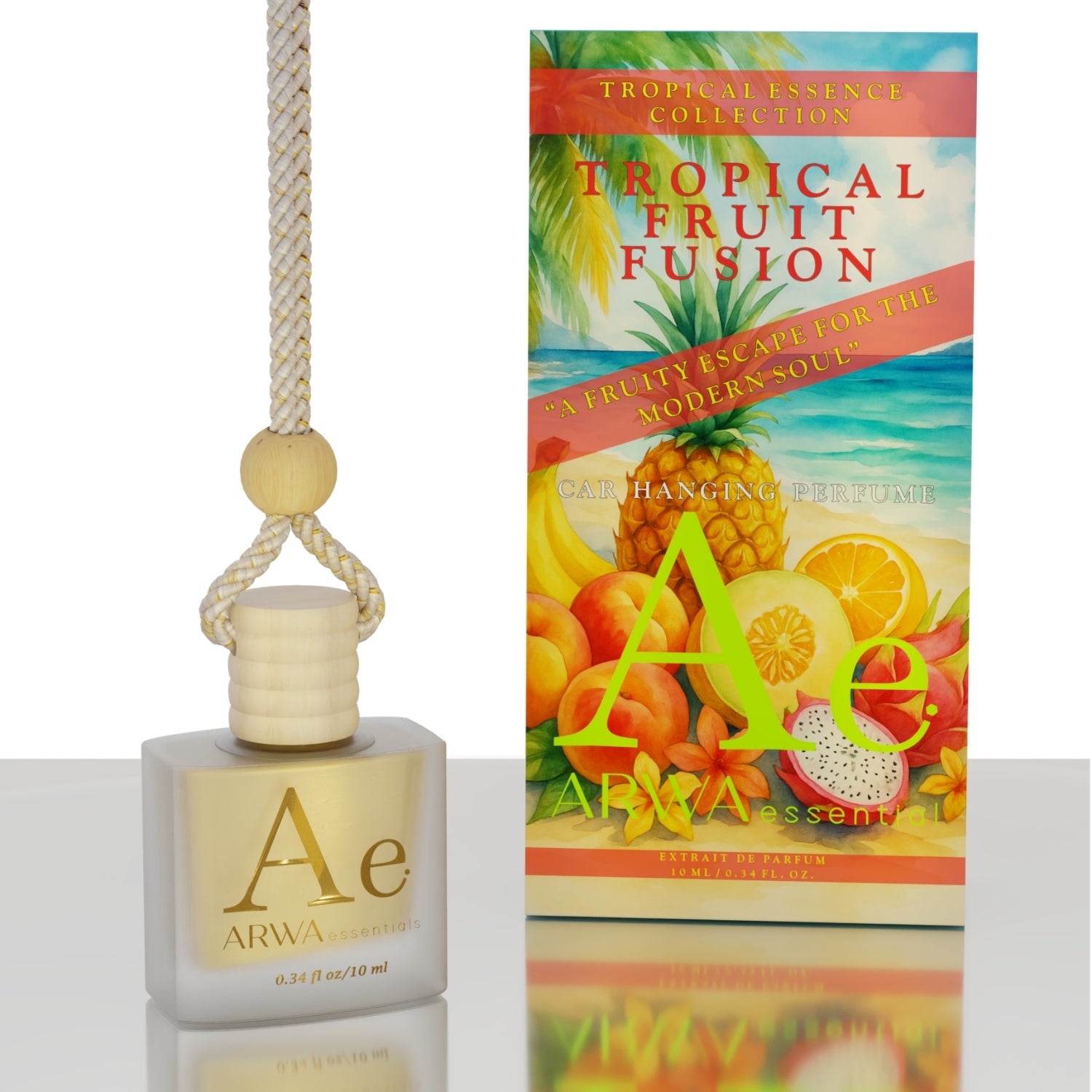 Tropical Fruit Fusion Hanging Car Perfume | 10ml