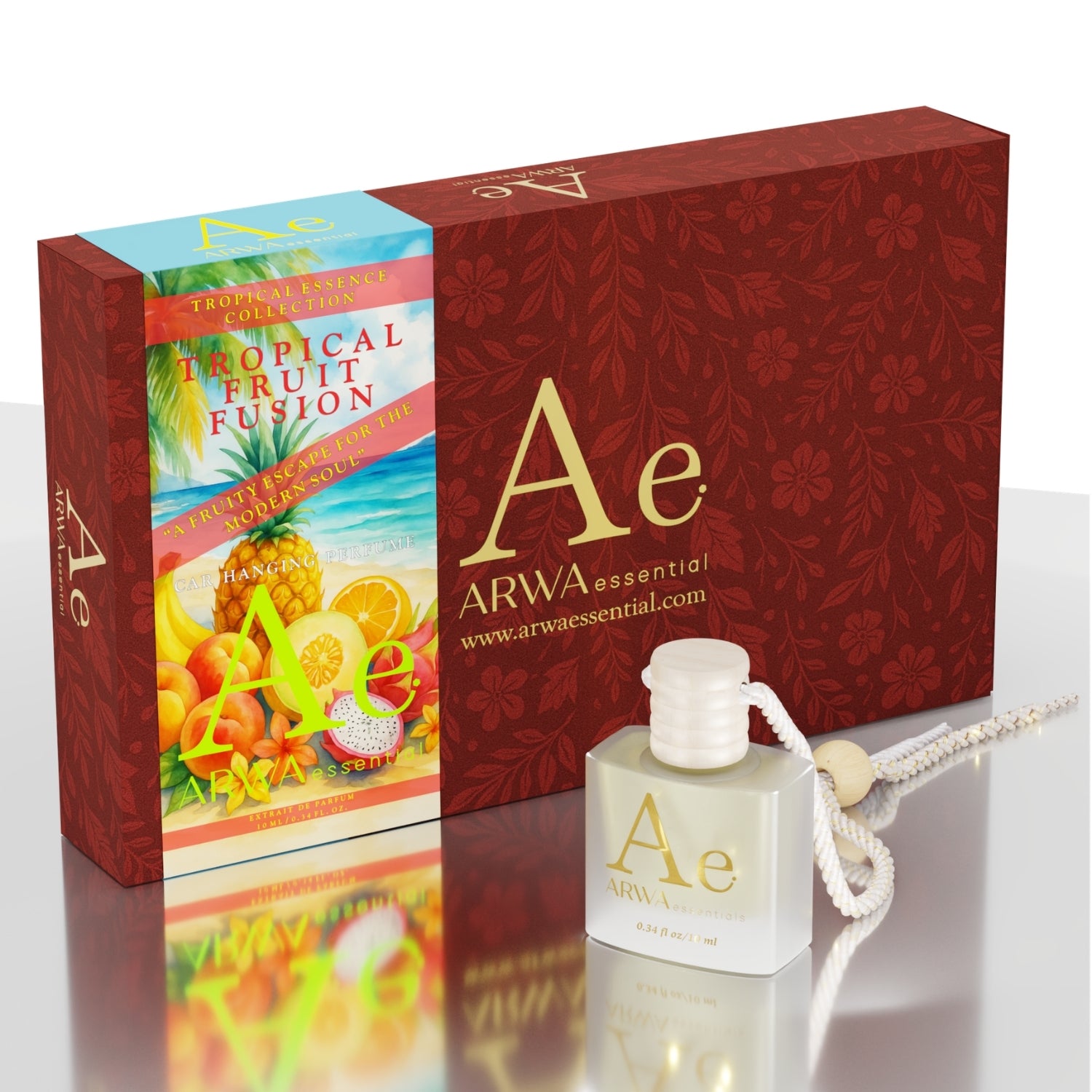 Tropical Fruit Fusion Hanging Car Perfume | 10ml