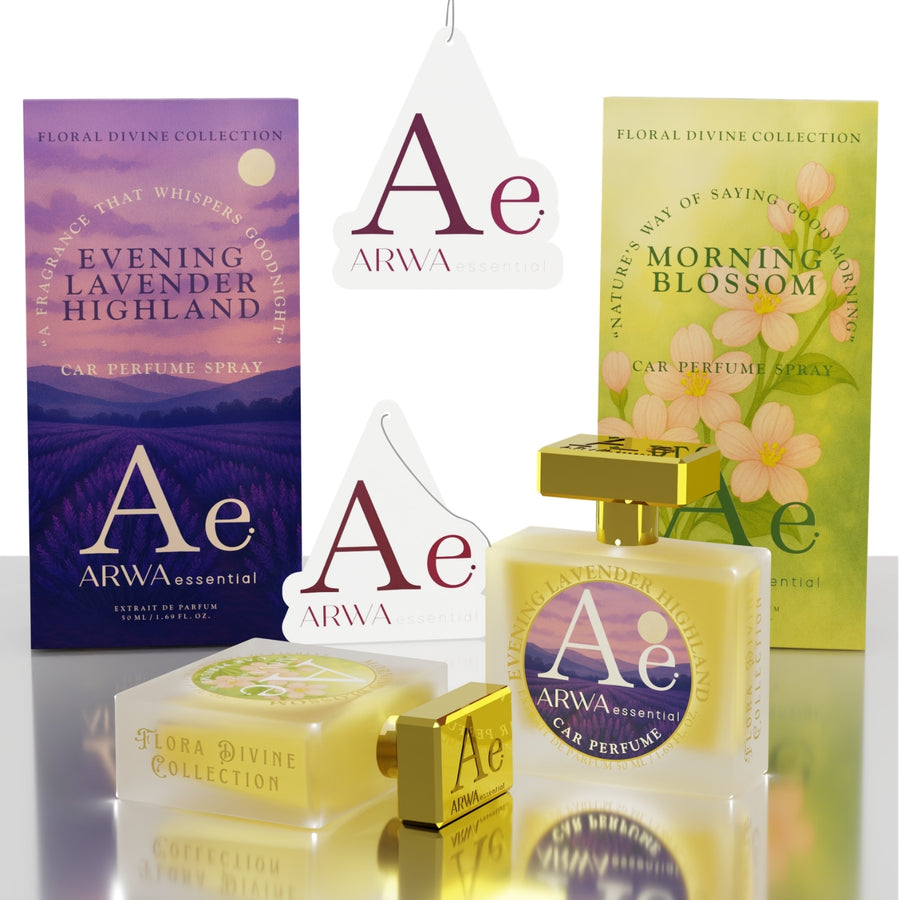 Morning Blossom + Evening Lavender Highland Car Perfume Spray | 50ml + 50ml