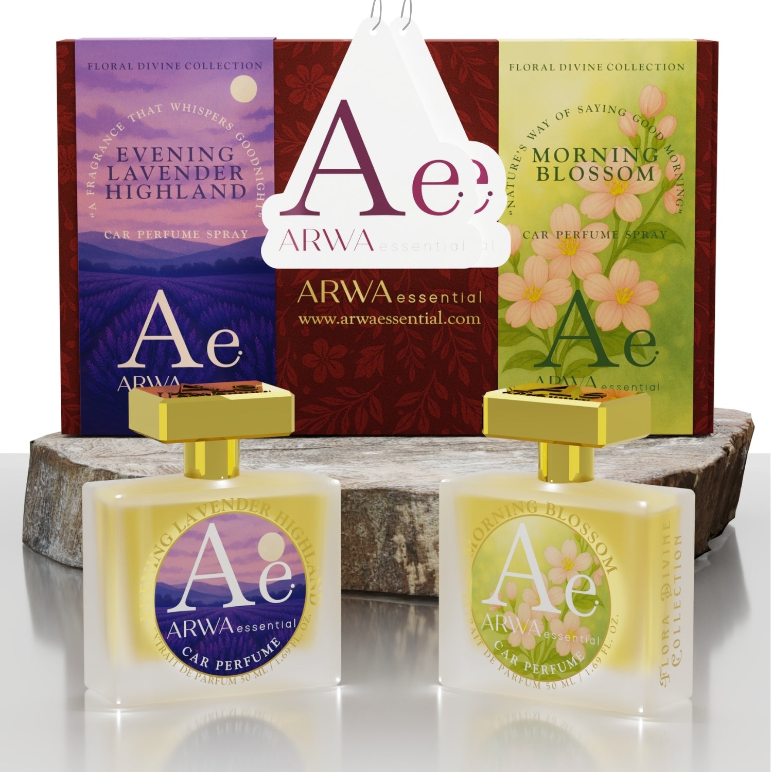 Morning Blossom + Evening Lavender Highland Car Perfume Spray | 50ml + 50ml