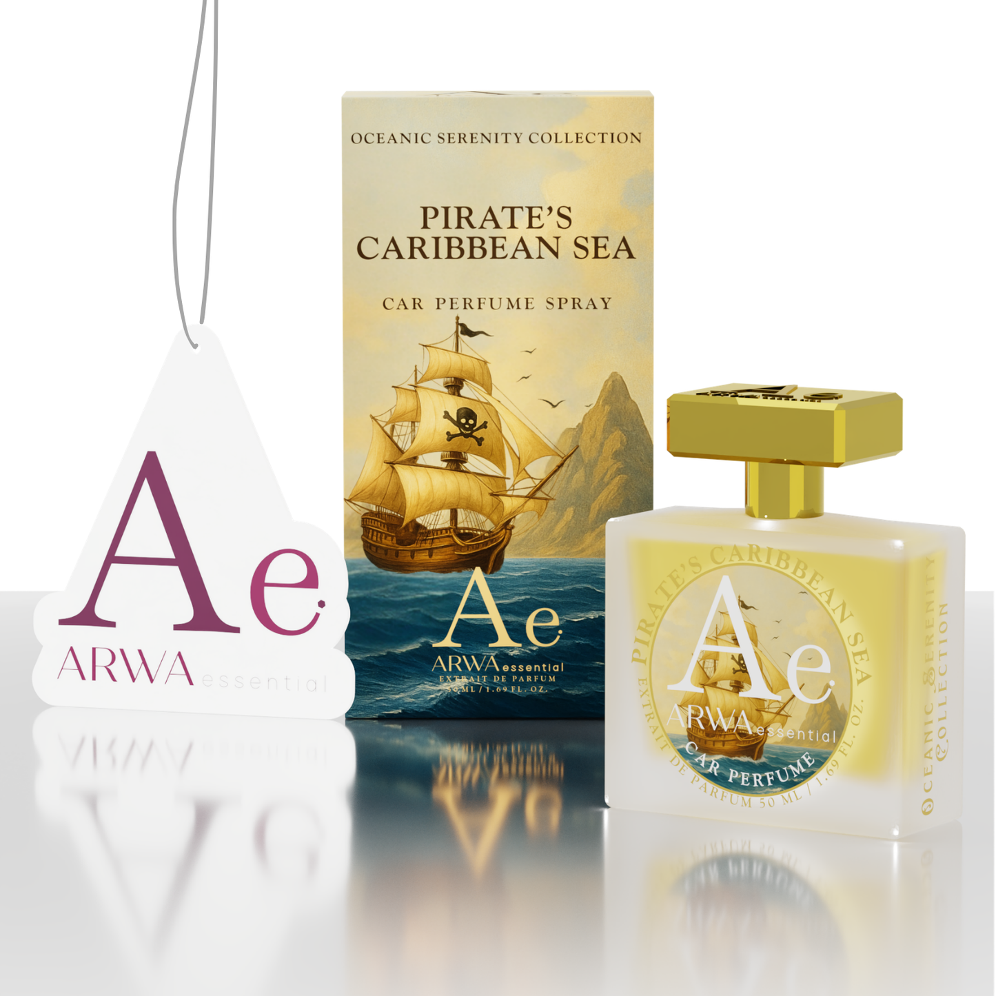 10ml: Pirate’s Caribbean Sea | 50ml: Atlantic Cool Blue Whale