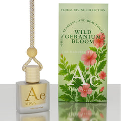 Wild Geranium Bloom Hanging Car Perfume | 10ml