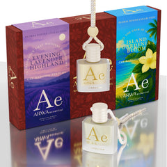 Island Gardenia Bloom + Evening Lavender Highland Hanging Car Perfume | 10ml + 10ml