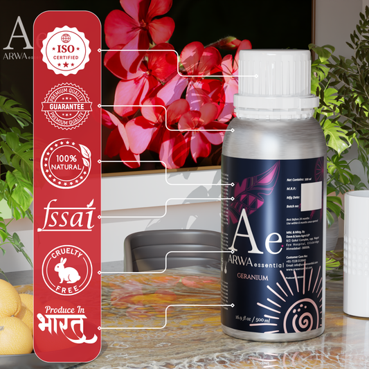 Geranium Diffuser Oil - Pack of 500ml