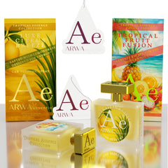 Luxe Citrus Breeze + Tropical Fruit Fusion Car Perfume Spray | 50ml x 2