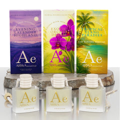 Tropical Ylang Paradise + Evening Lavender Highland + Exotic Orchid Dream Hanging Car Perfume | 10ml Each
