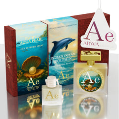 Indian Ocean Dolphin Hanging Car Perfume 10ml + Pacific Aqua Pearl Car Perfume Spray 50ml